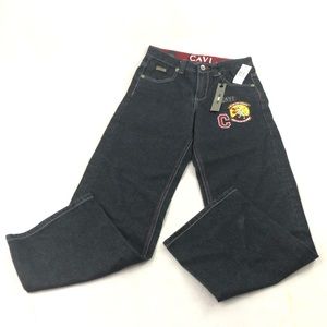 Cavi Men’s Black Jeans Embroidered 29